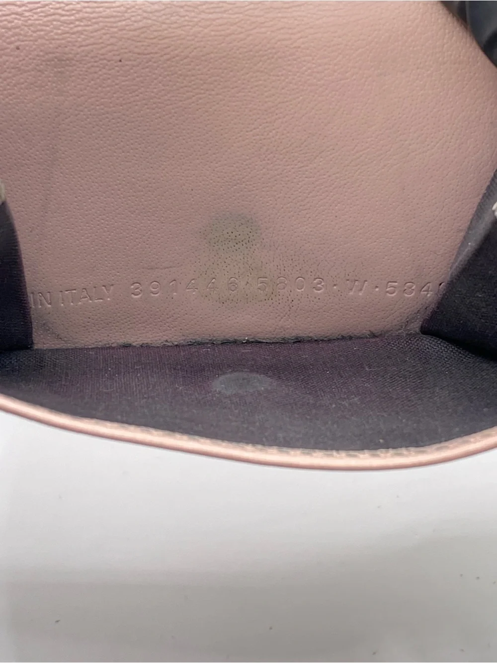 Balenciaga Dusty Pink Leather Envelope Wallet with Silver Logo